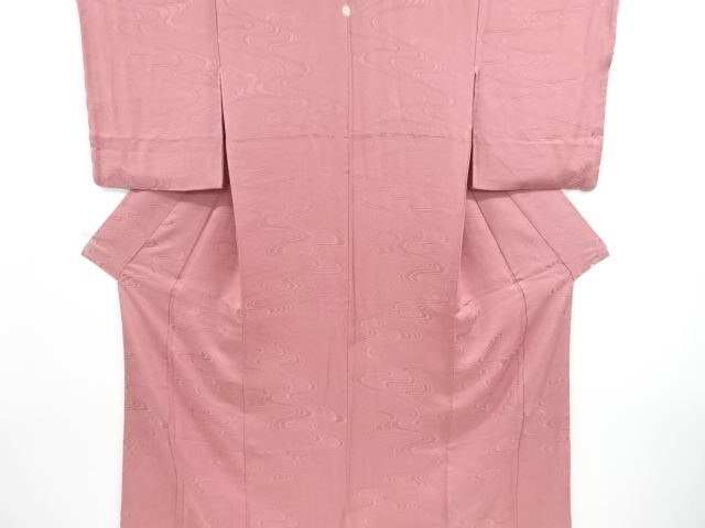 JAPANESE KIMONO / VINTAGE IROMUJI KIMONO / WOVEN ROUGH WAVE